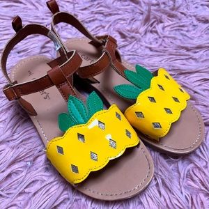 Carters Pineapple sandals (girls)